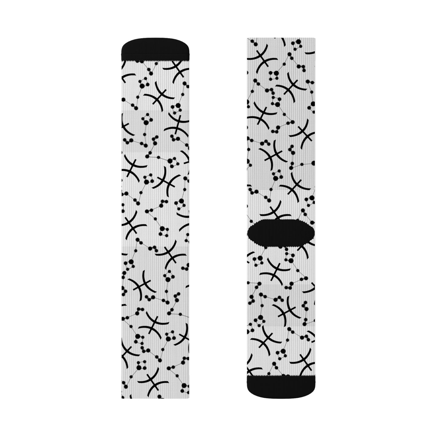 Zodiac Sublimation Socks Pisces Zodiac sign
