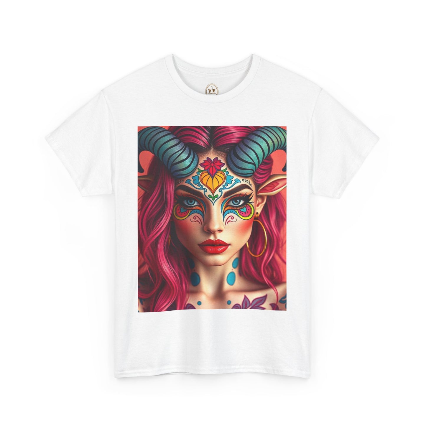 Unisex Heavy Cotton T-Shirt, Taurus, Zodiac, Sexy Art