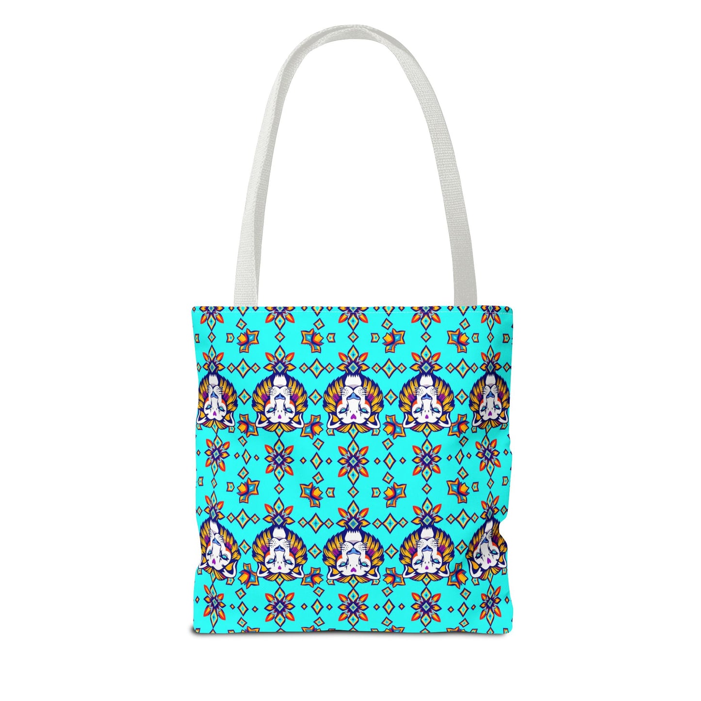 Tote Bag (AOP), Leo, Zodiac v1, Jewel Pattern