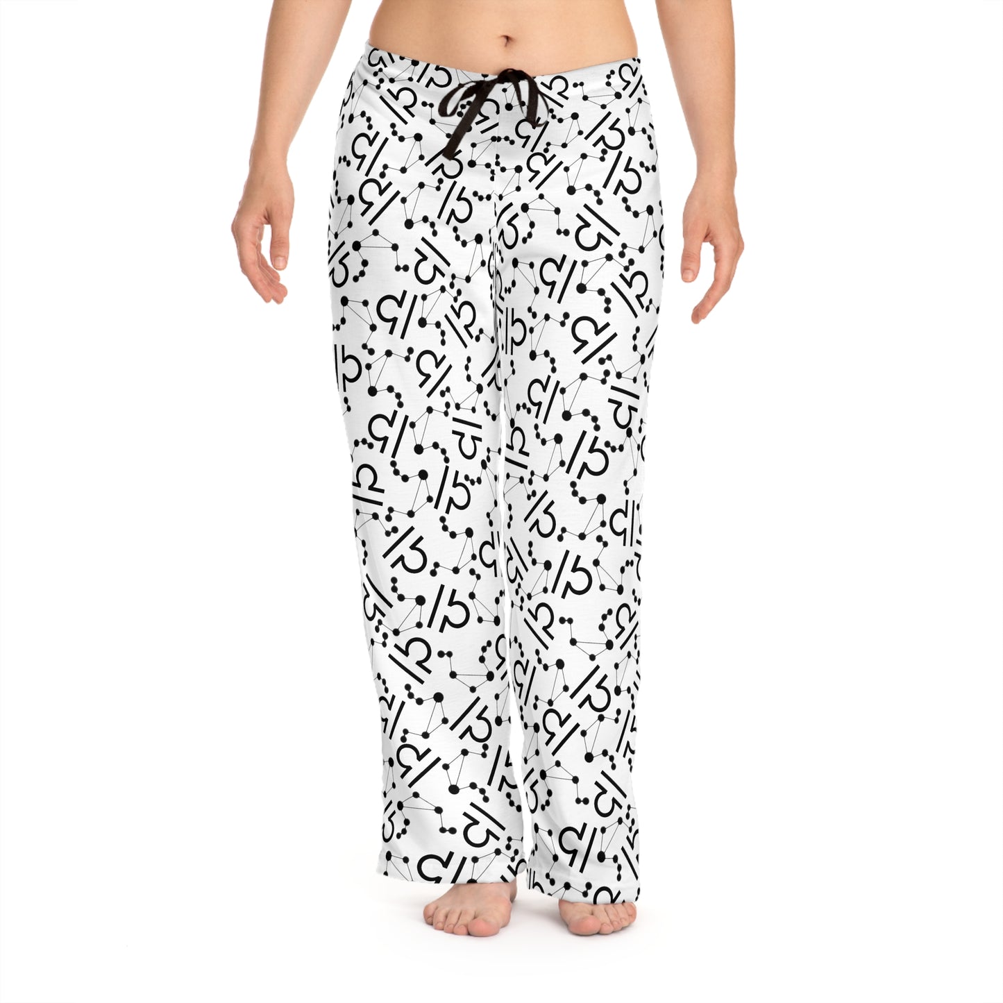 Women's Zodiac Pajama Pants (AOP) Libra Zodiac Sign