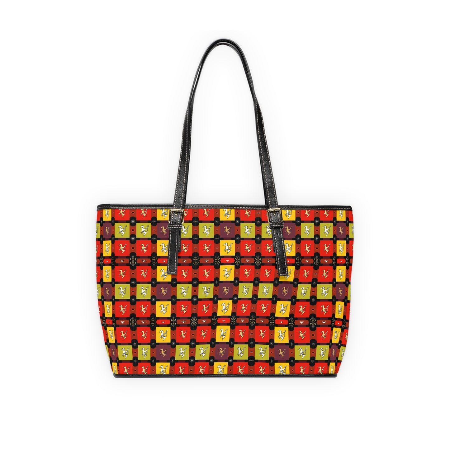 Leather Shoulder Bag, Sagittarius, Zodiac, Shapes Pattern