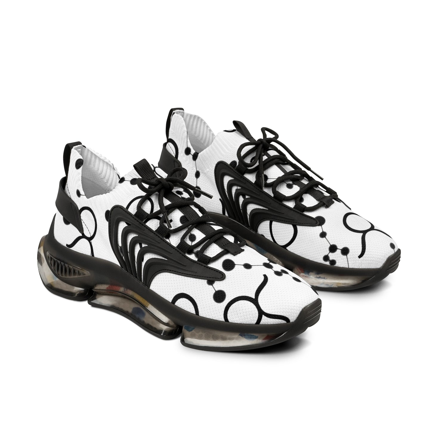 Men's Mesh Sneakers, Taurus Zodiac Sign, all over print