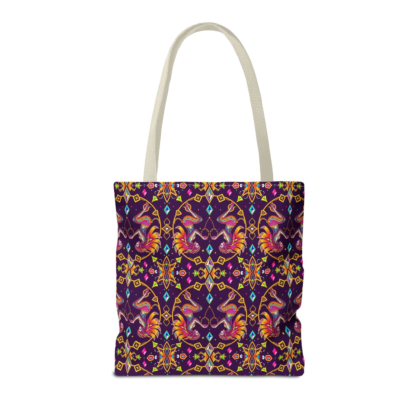 Tote Bag (AOP), Gemini, Zodiac, Jewel Pattern