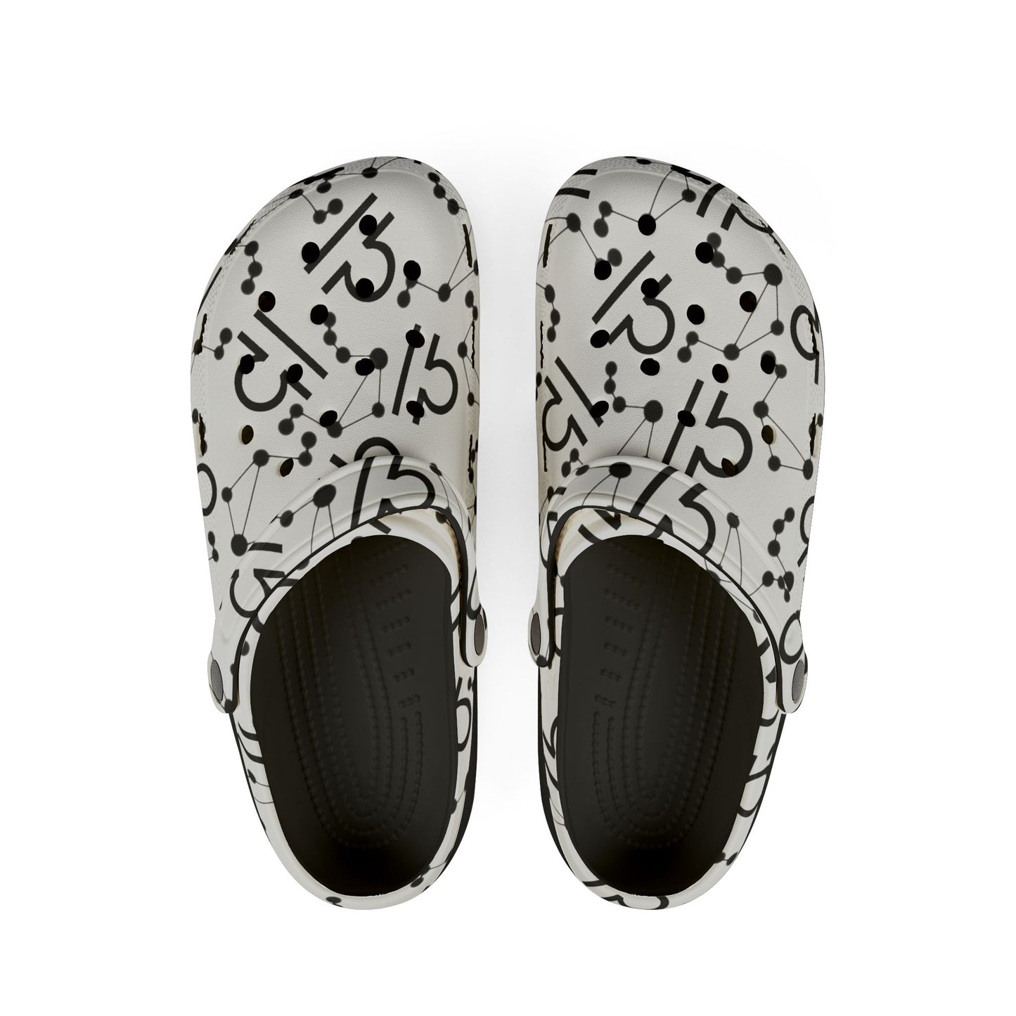 EVA Foam Rubber Shoes (AOP), Material 100% EVA, Libra Zodiac Design