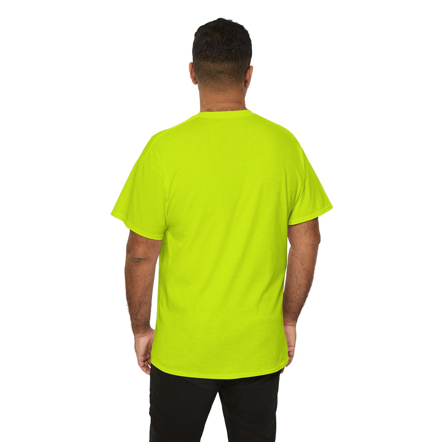 Unisex Heavy Cotton T-Shirt, Gold v1, Libra God, Zodiac Design