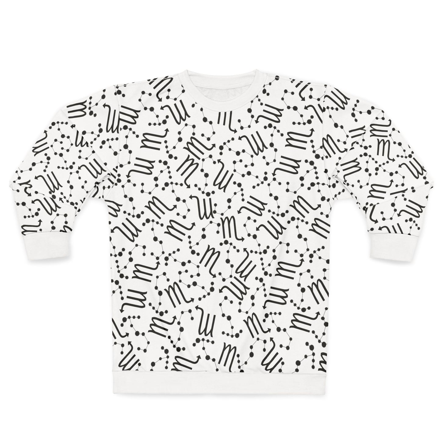 Zodiac AOP Unisex Sweatshirt Scorpio Zodiac Sign
