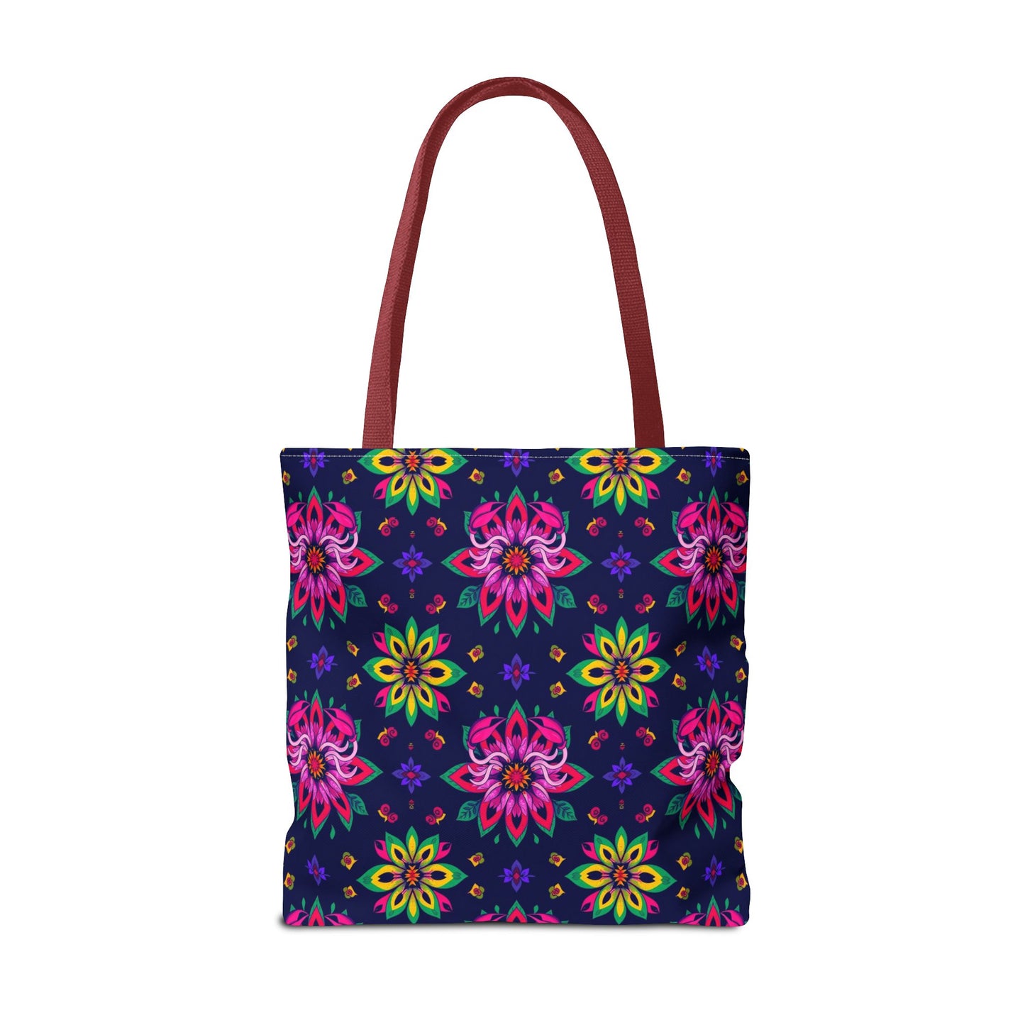 Tote Bag (AOP), Scorpio, Zodiac v2, Flower Pattern