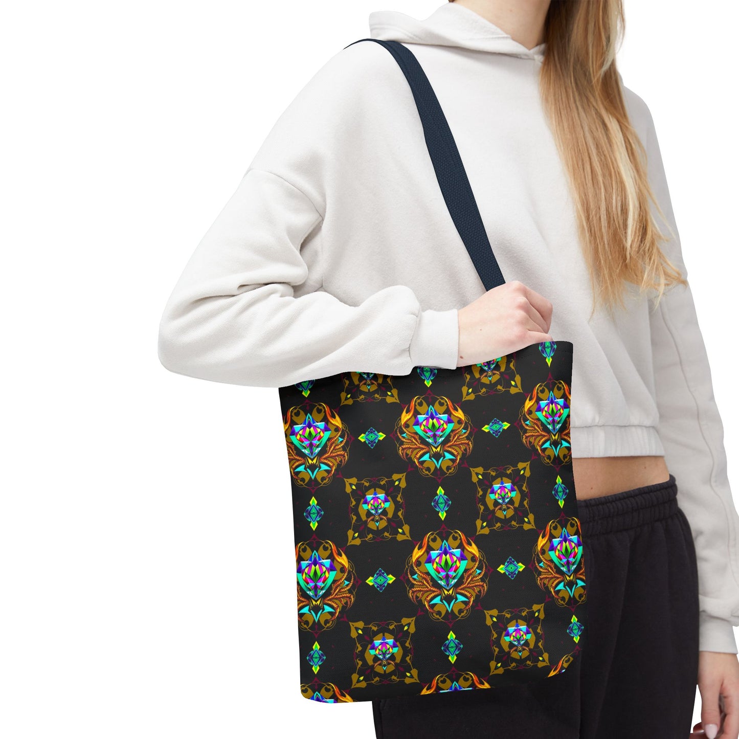 Tote Bag (AOP), Scorpio, Zodiac, Jewel Pattern
