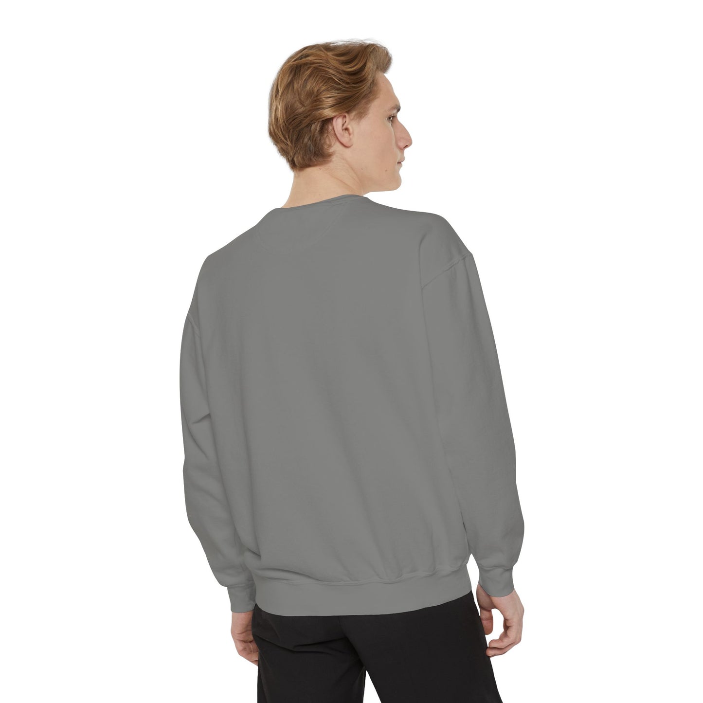Garment-Dyed Sweatshirt, Unisex, Space Symbol Design, Sagittarius