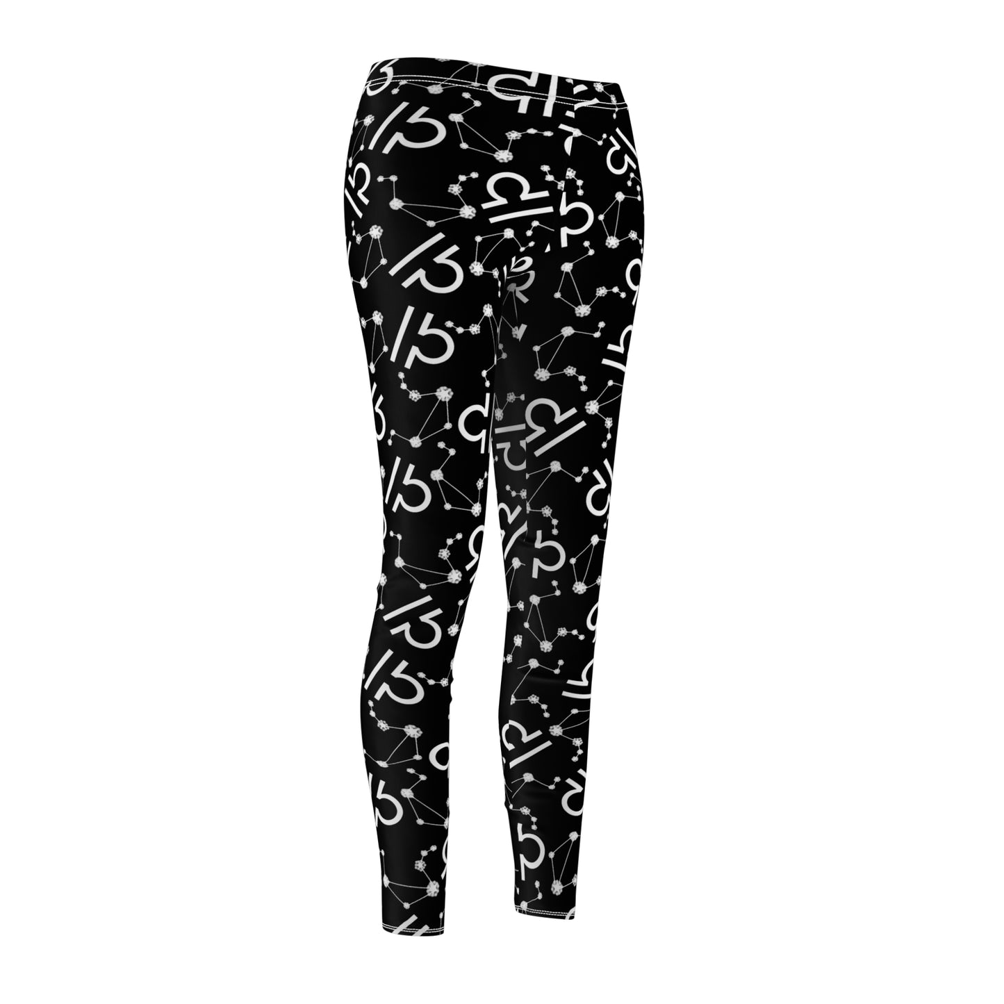 Women's Zodiac Cut & Sew Casual Leggings Libra Zodiac sign