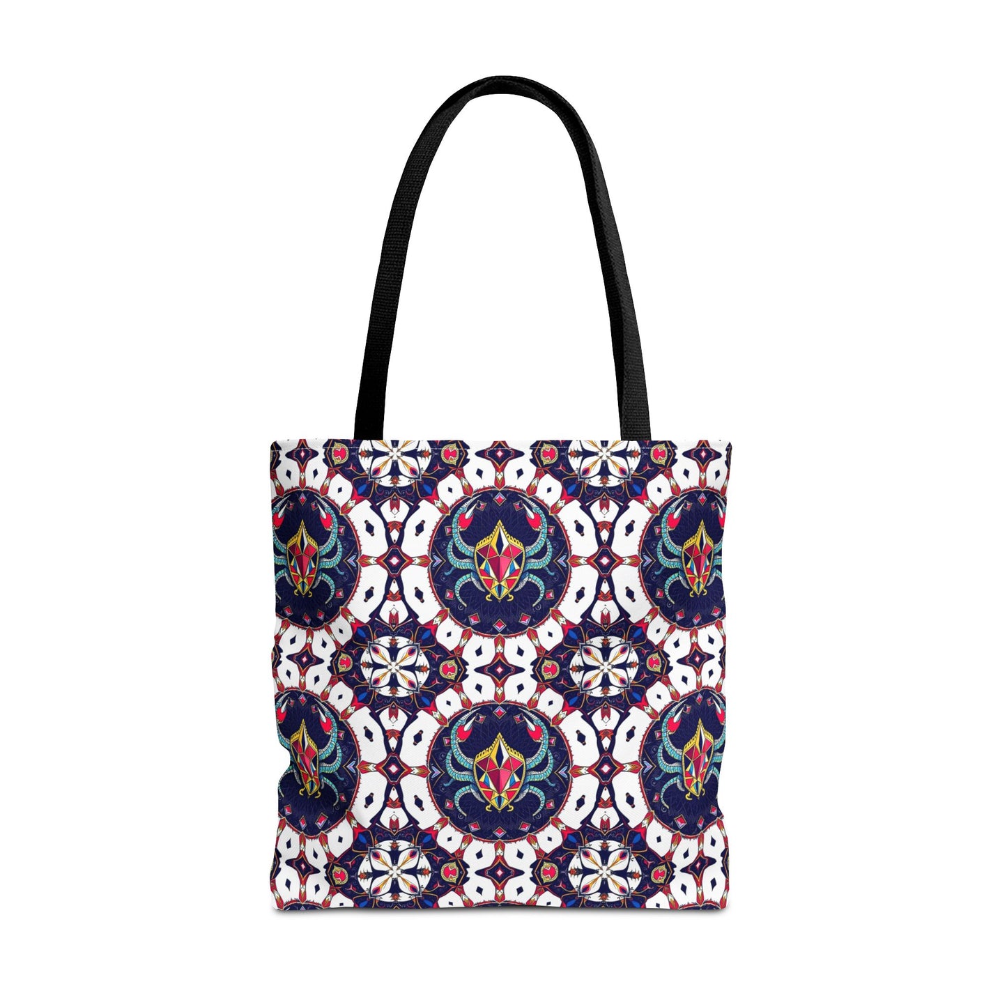 Tote Bag (AOP), Scorpio, Zodiac v1, Jewel Pattern