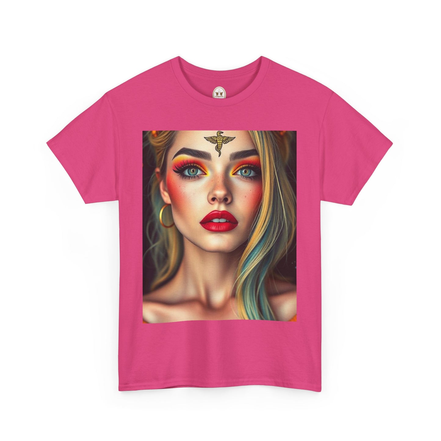 Unisex Heavy Cotton T-Shirt, Virgo, Zodiac, Sexy Art