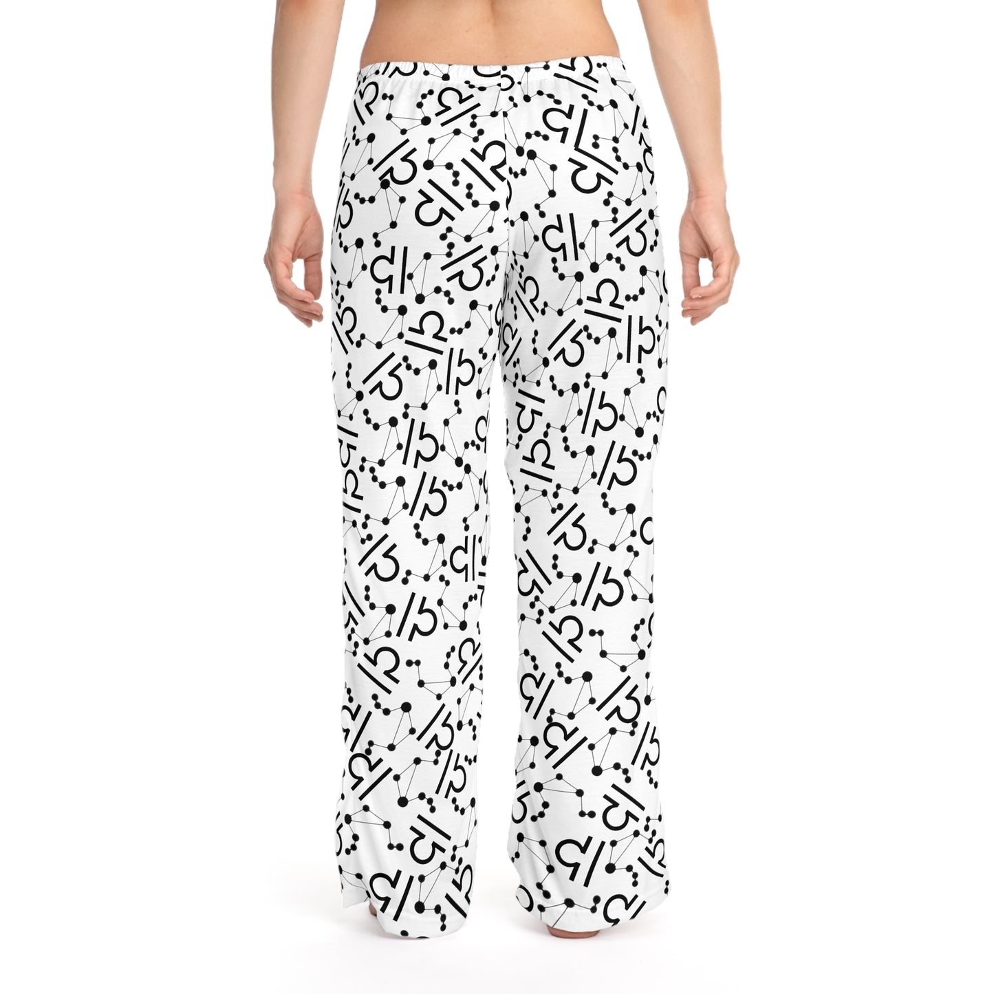 Women's Zodiac Pajama Pants (AOP) Libra Zodiac Sign