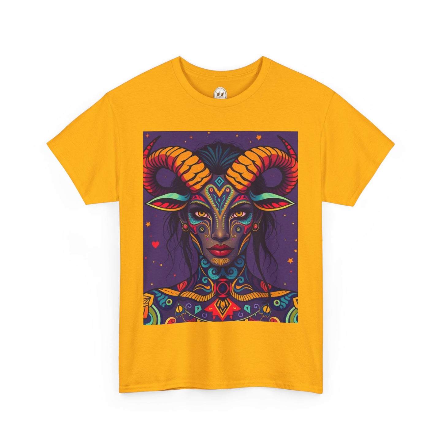 Unisex Heavy Cotton T-Shirt, Taurus, Zodiac v3, Sexy Art