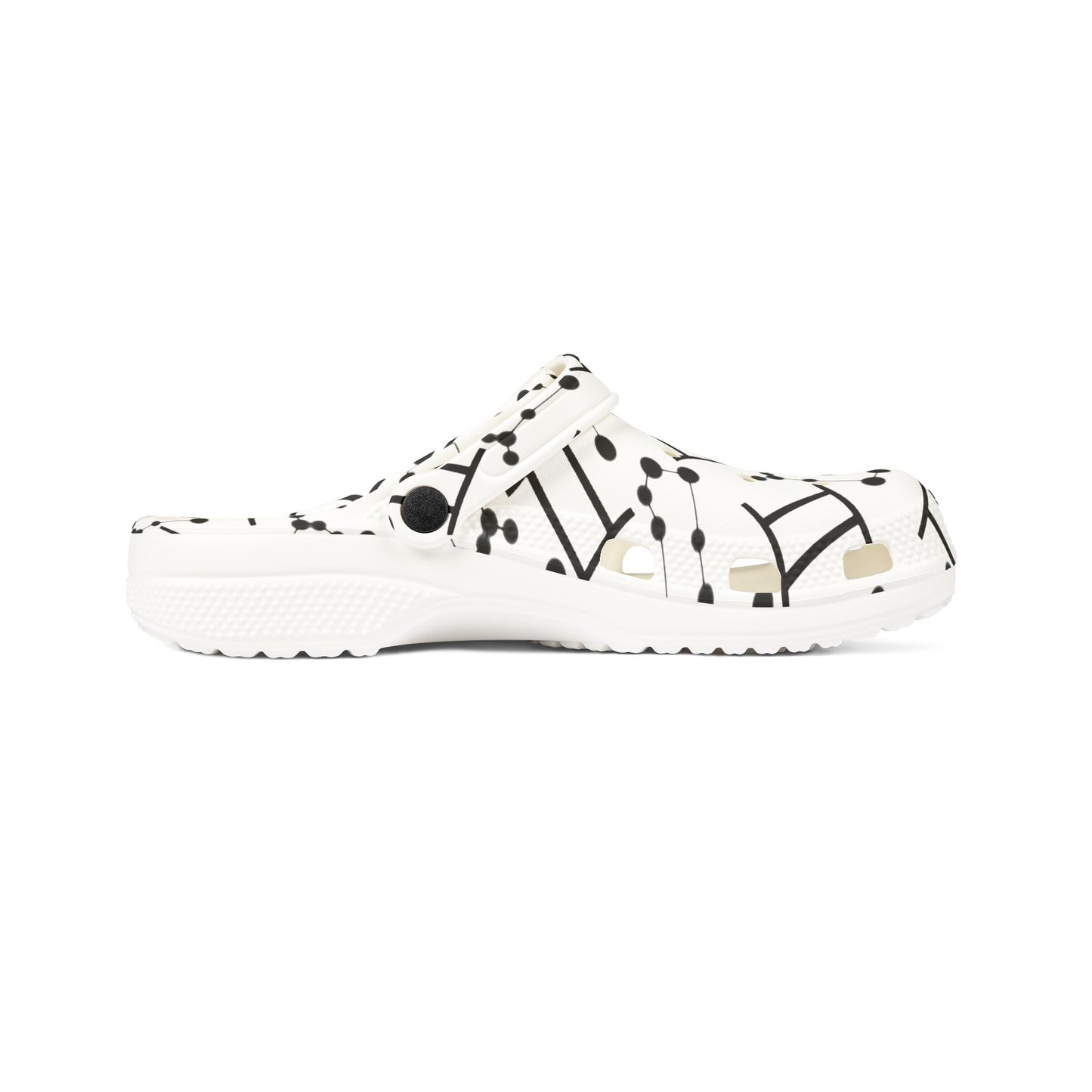 EVA Foam Rubber Shoes (AOP), Material 100% EVA, Gemini Zodiac Design