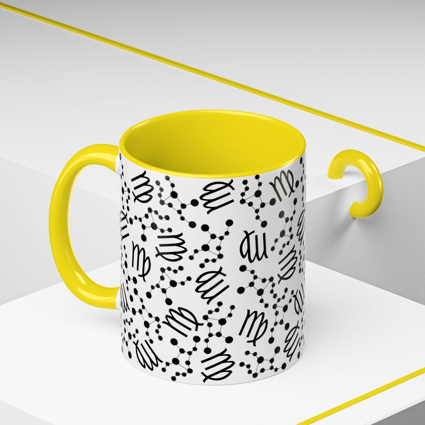 Accent Coffee Mug with the Virgo sign (11, 15oz)