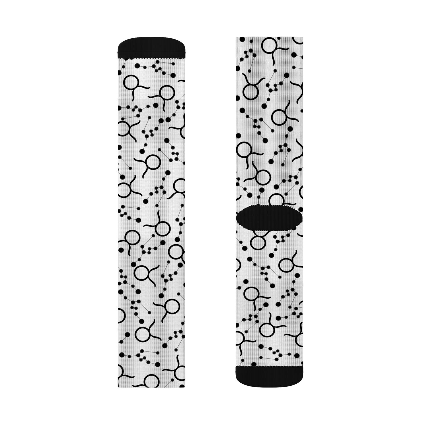 Zodiac Sublimation Socks Taurus Zodiac sign