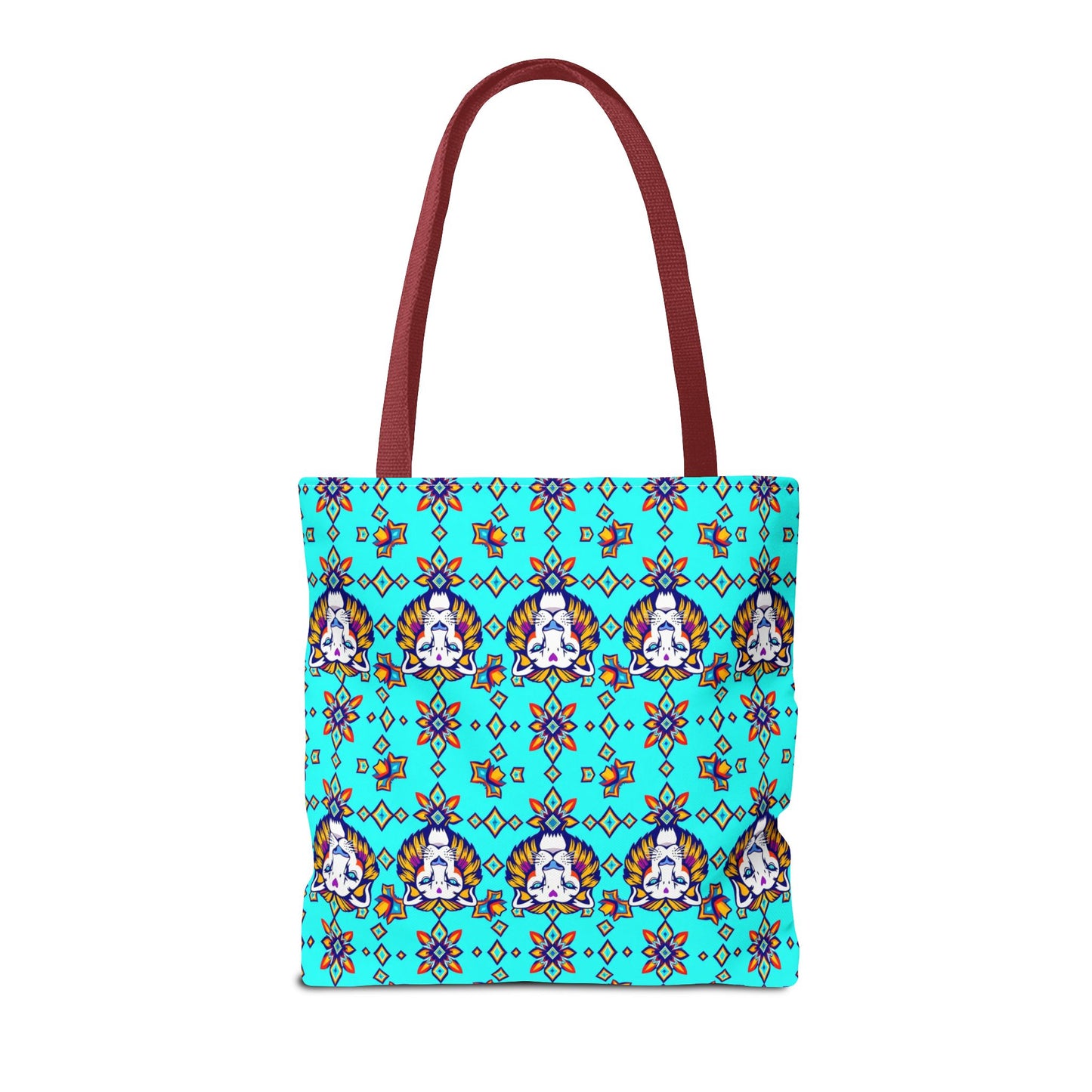 Tote Bag (AOP), Leo, Zodiac v1, Jewel Pattern
