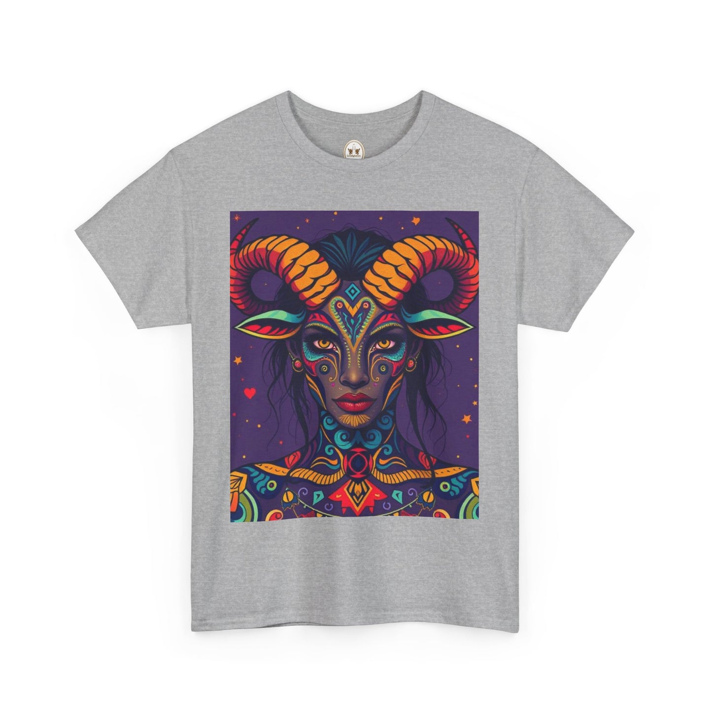 Unisex Heavy Cotton T-Shirt, Taurus, Zodiac v3, Sexy Art