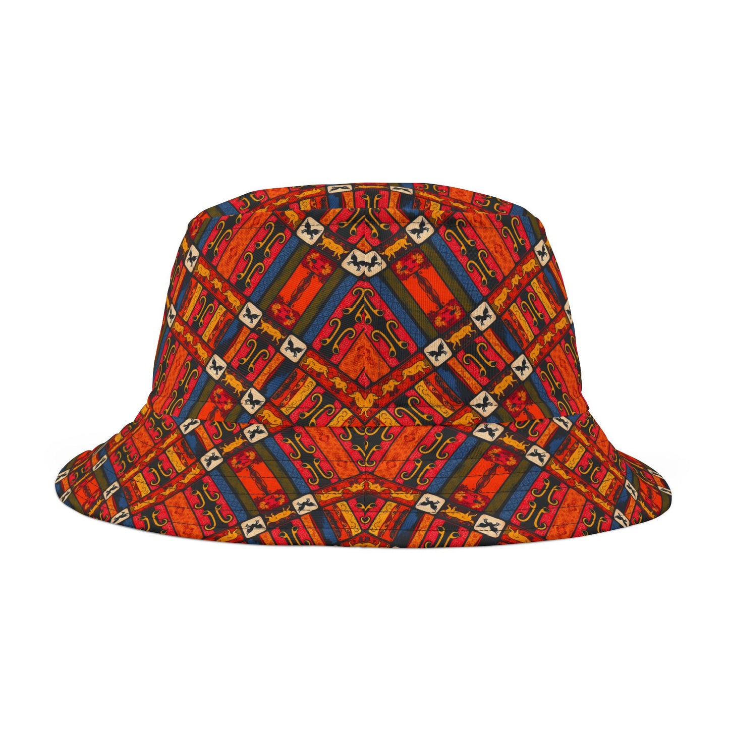 Bucket Hat, (AOP), Virgo v1, Zodiac Shape Pattern