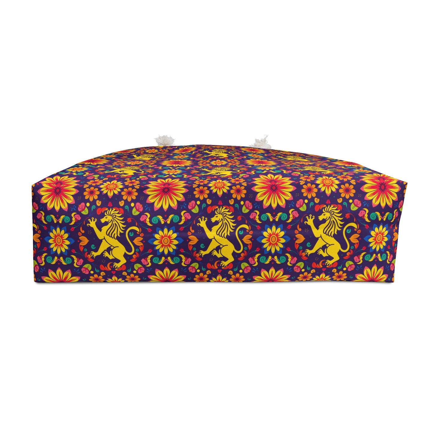 Weekender Bag, Leo, Zodiac, Flower Pattern