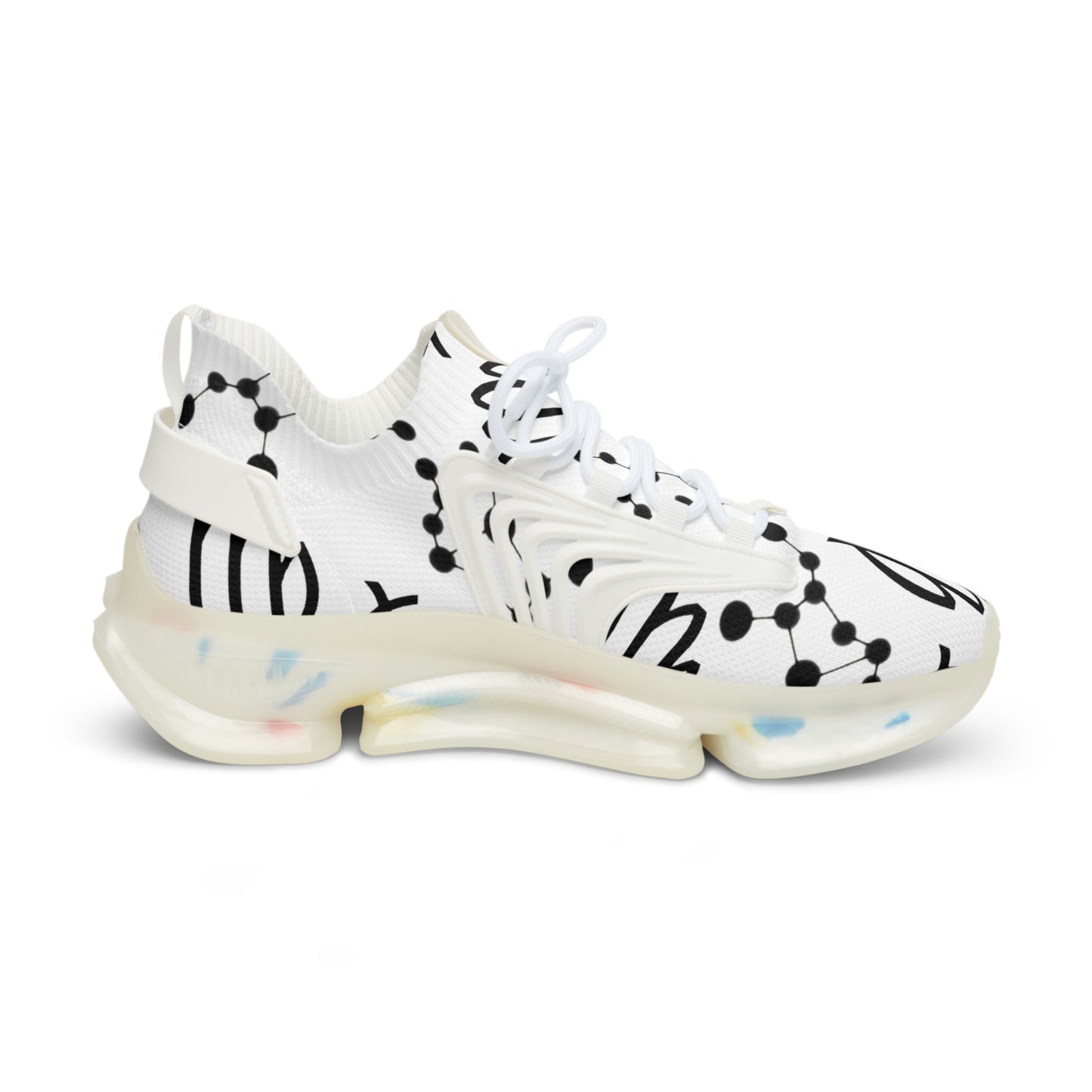 Men's Mesh Sneakers, Virgo Zodiac Sign, all over print