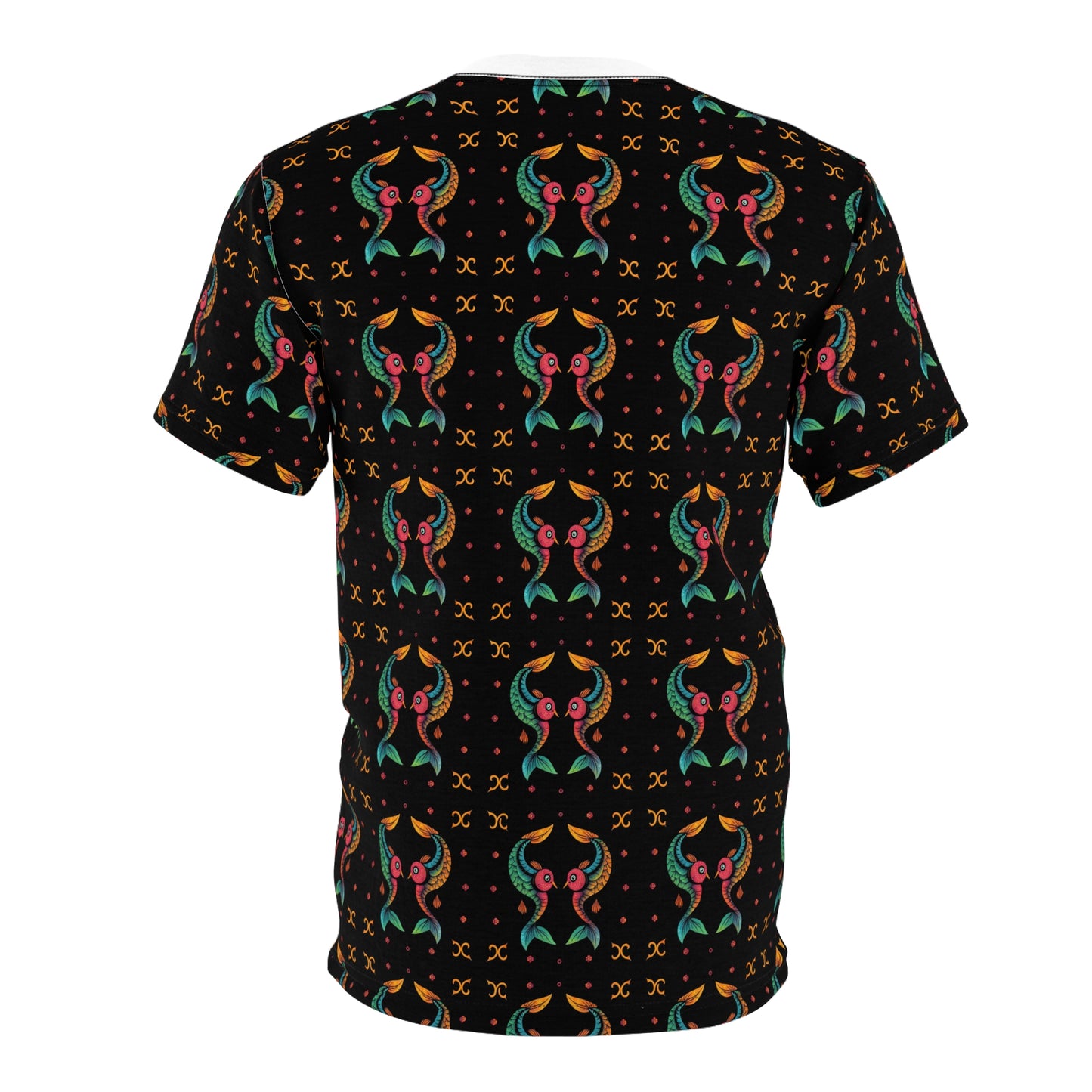 Unisex Cut & Sew T-Shirt, AOP, Pisces, Zodiac, Pattern