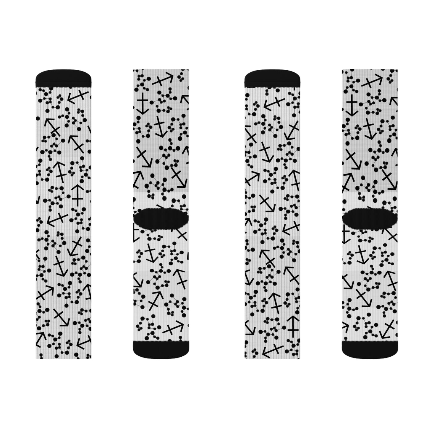 Zodiac Sublimation Socks Sagittarius Zodiac sign