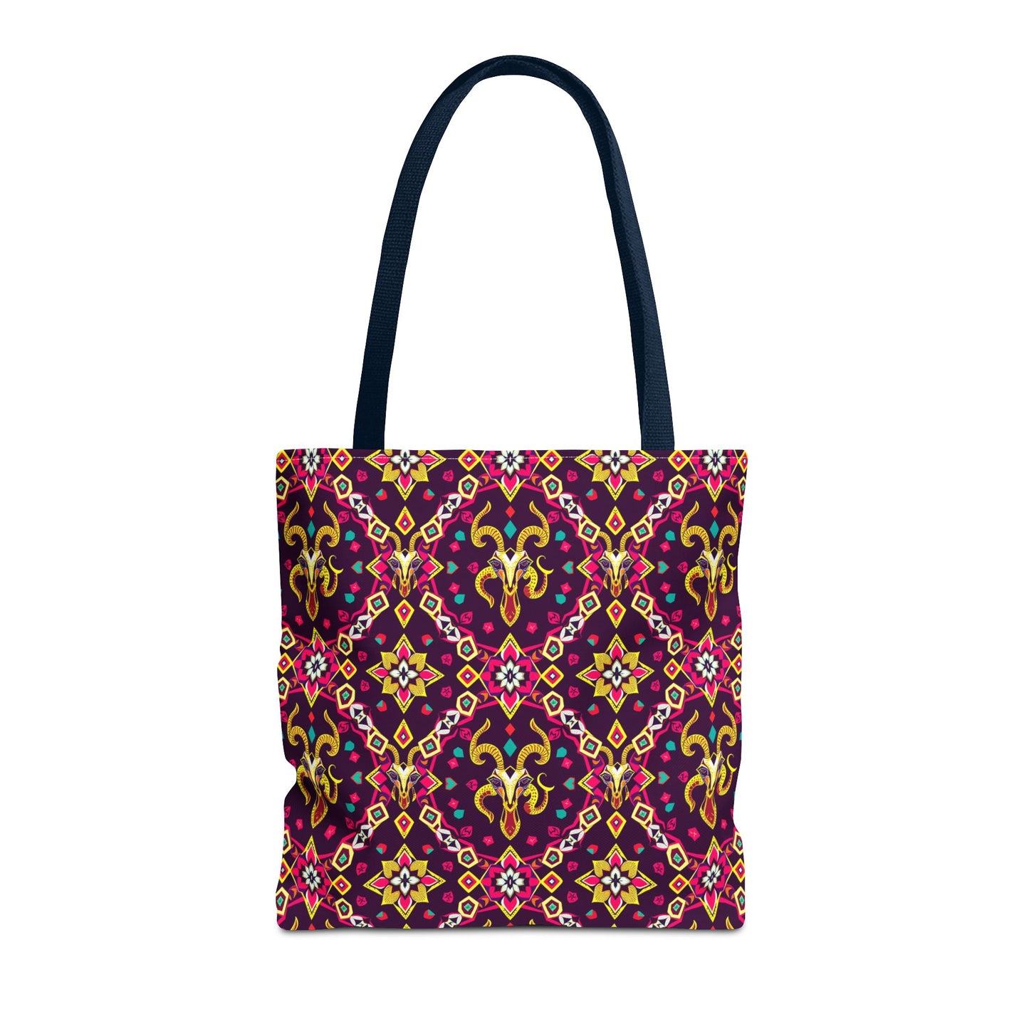 Tote Bag (AOP), Capricorn, Zodiac, Jewel Pattern