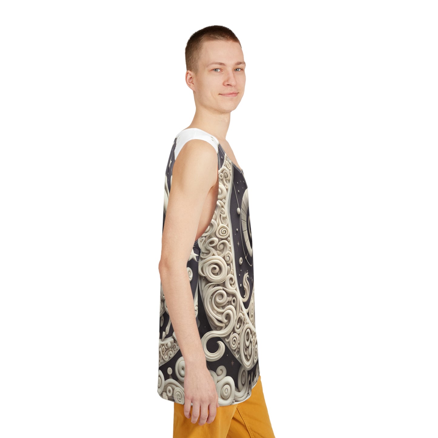 Men's Tank (AOP), Regular fit, Capricorn Zodiac Sign