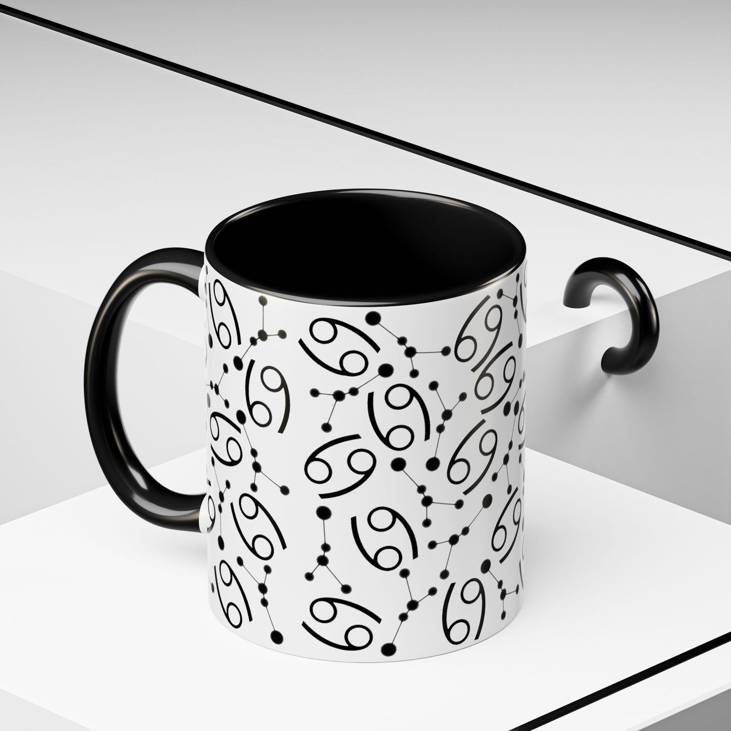 Accent Coffee Mug with the Cancer sign (11, 15oz)