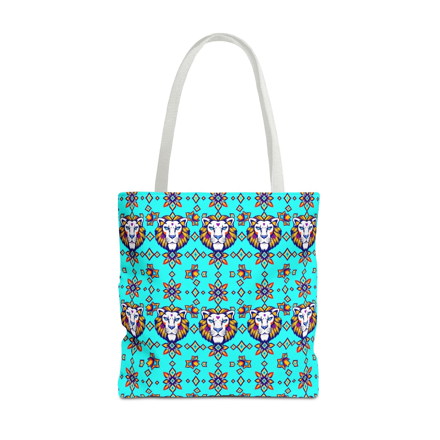 Tote Bag (AOP), Leo, Zodiac v1, Jewel Pattern
