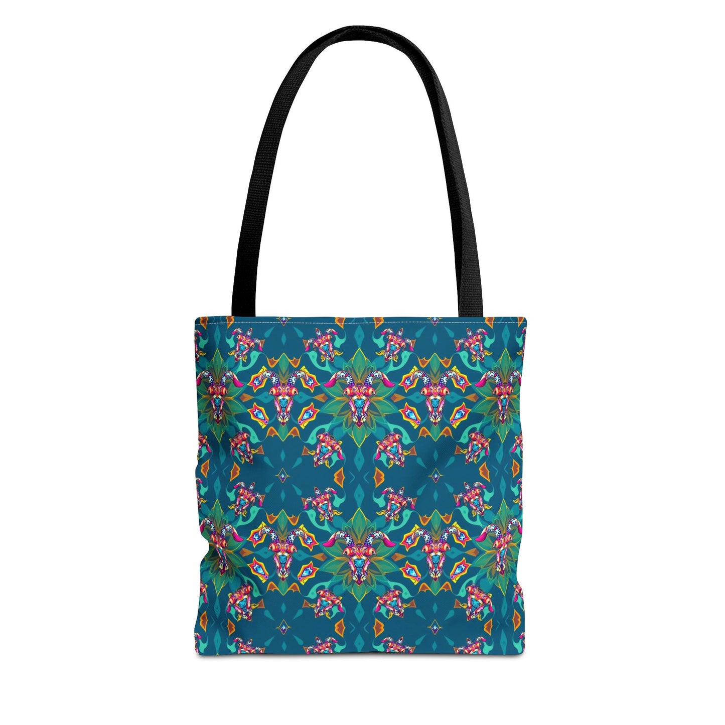 Tote Bag (AOP), Taurus, Zodiac v1, Jewel Pattern