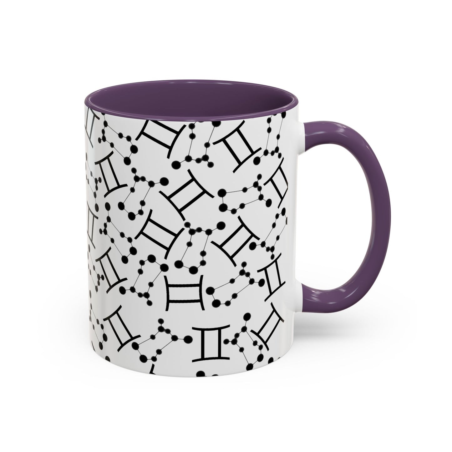 Accent Coffee Mug with the Gemini sign (11, 15oz)