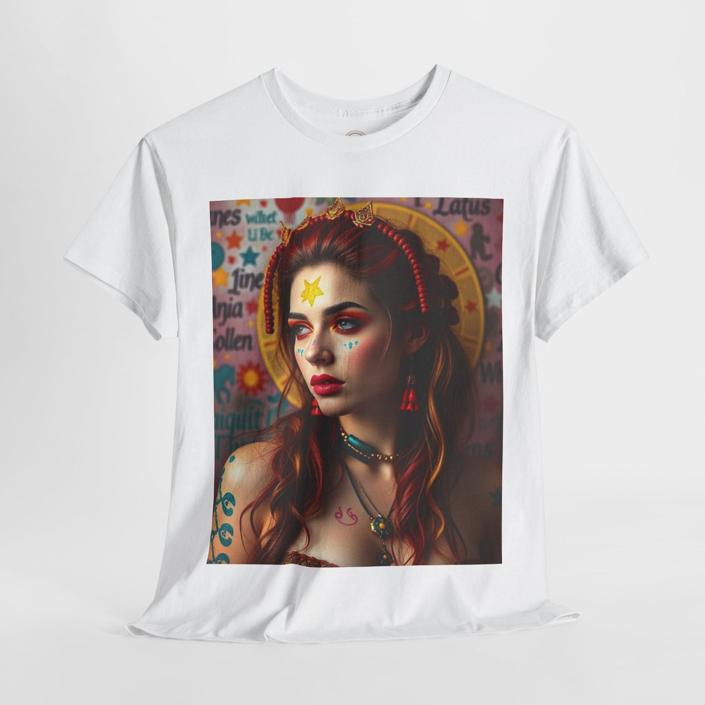 Unisex Heavy Cotton T-Shirt, Sagittarius, Zodiac, Sexy Art