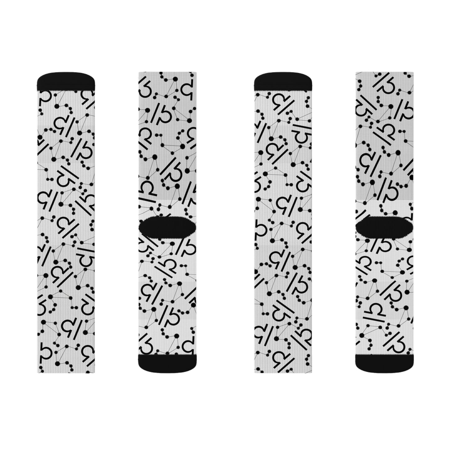Zodiac Sublimation Socks Libra Zodiac sign