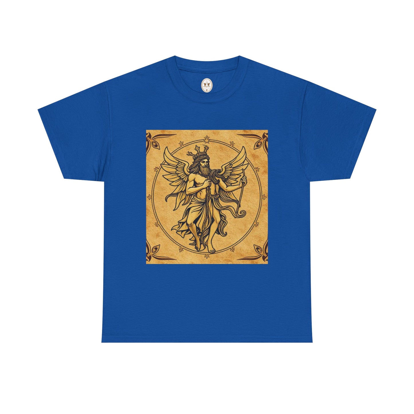 Unisex Heavy Cotton T-Shirt, Pencil Art, Gemini Zodiac Design
