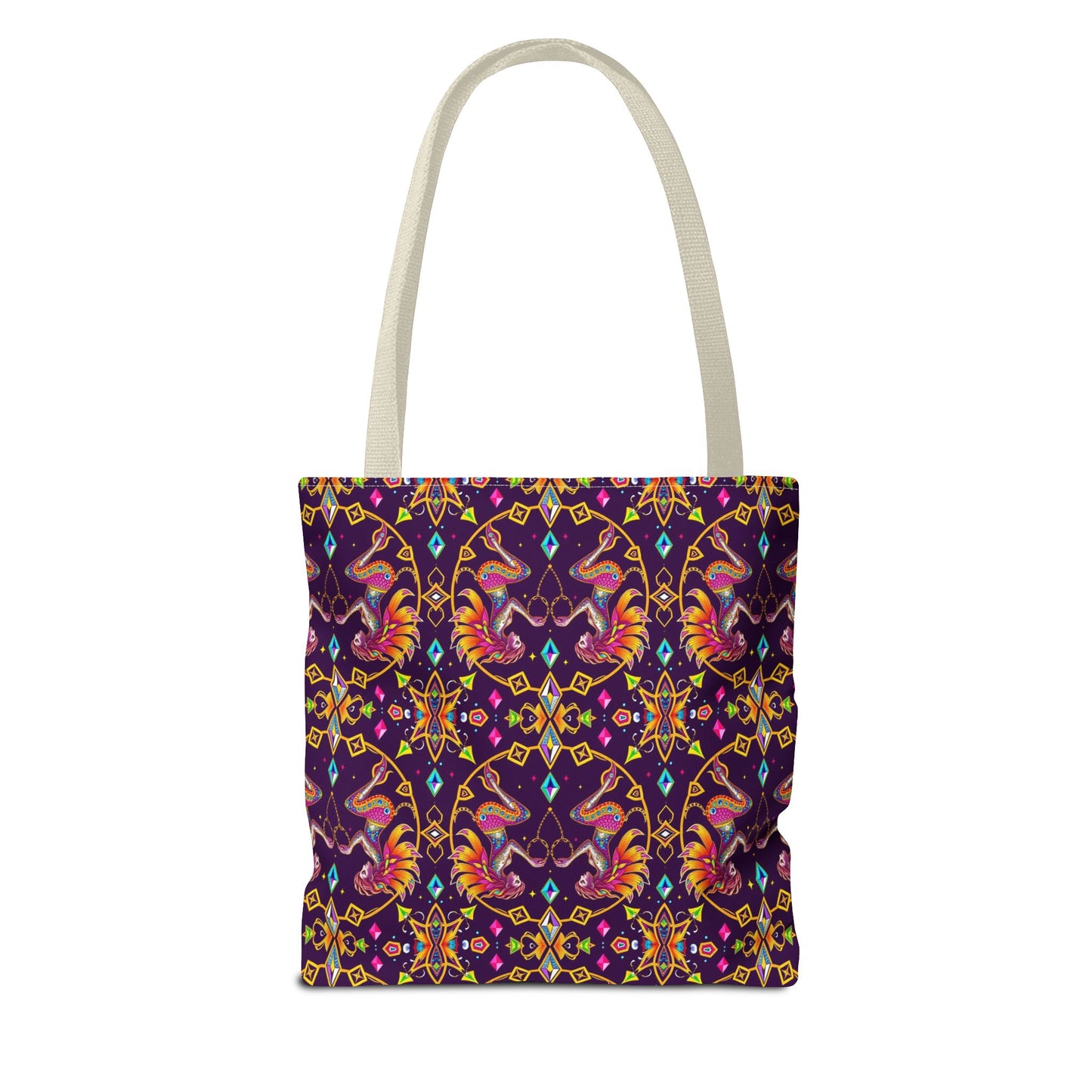 Tote Bag (AOP), Gemini, Zodiac, Jewel Pattern