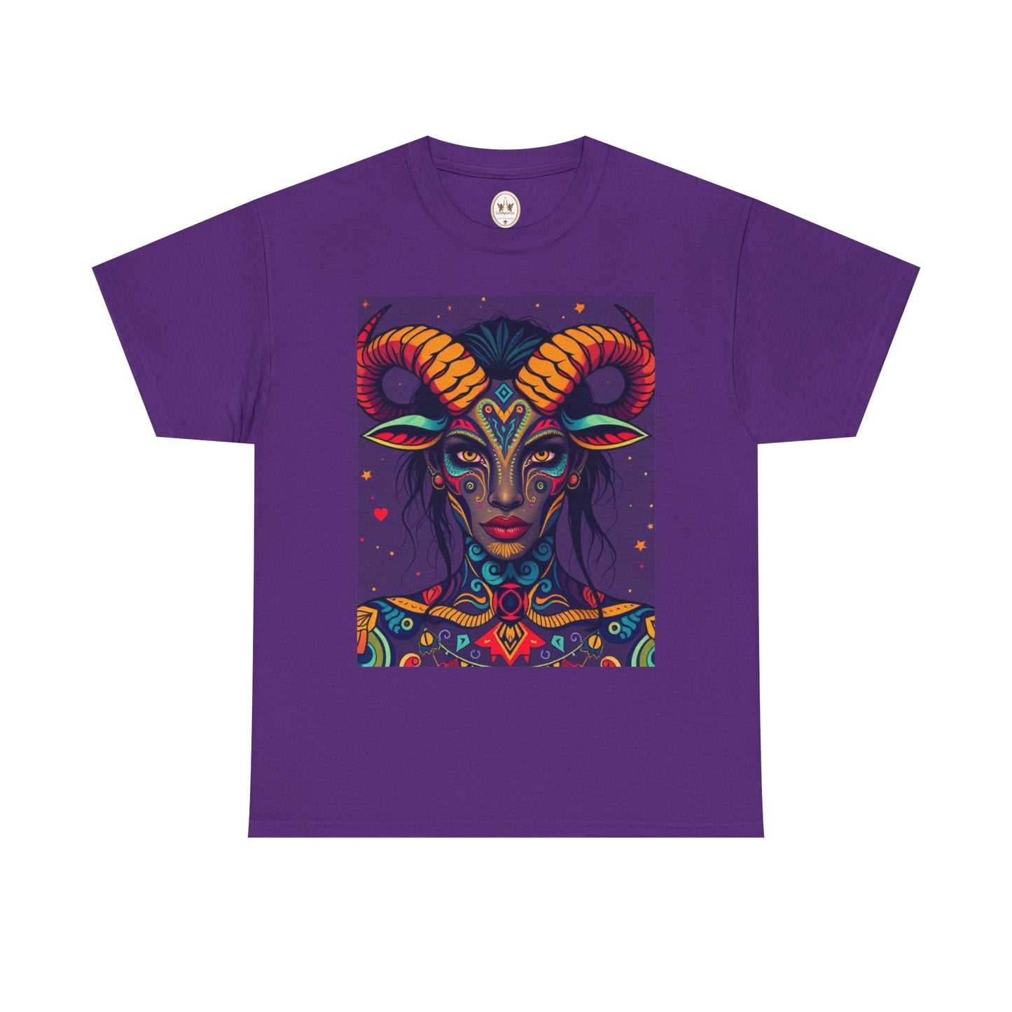 Unisex Heavy Cotton T-Shirt, Taurus, Zodiac v3, Sexy Art