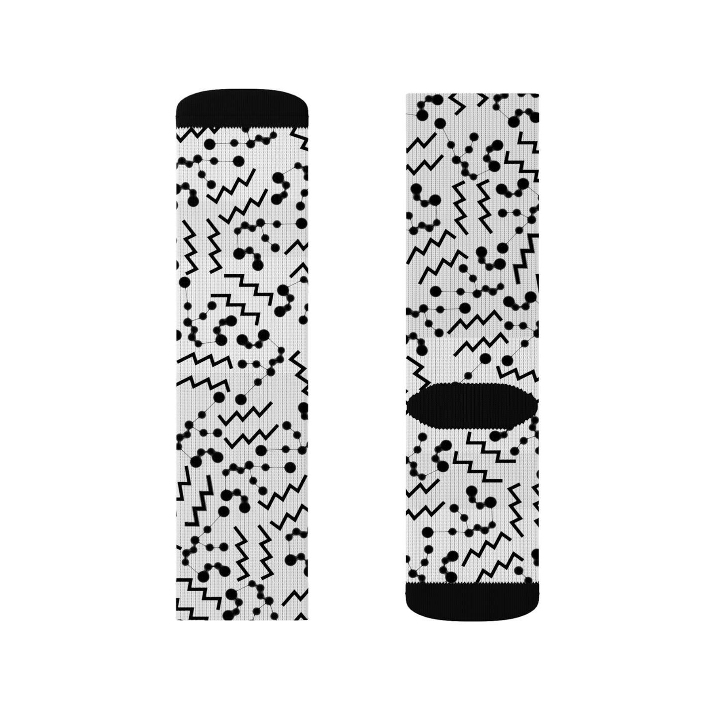 Zodiac Sublimation Socks Aquarius Zodiac sign