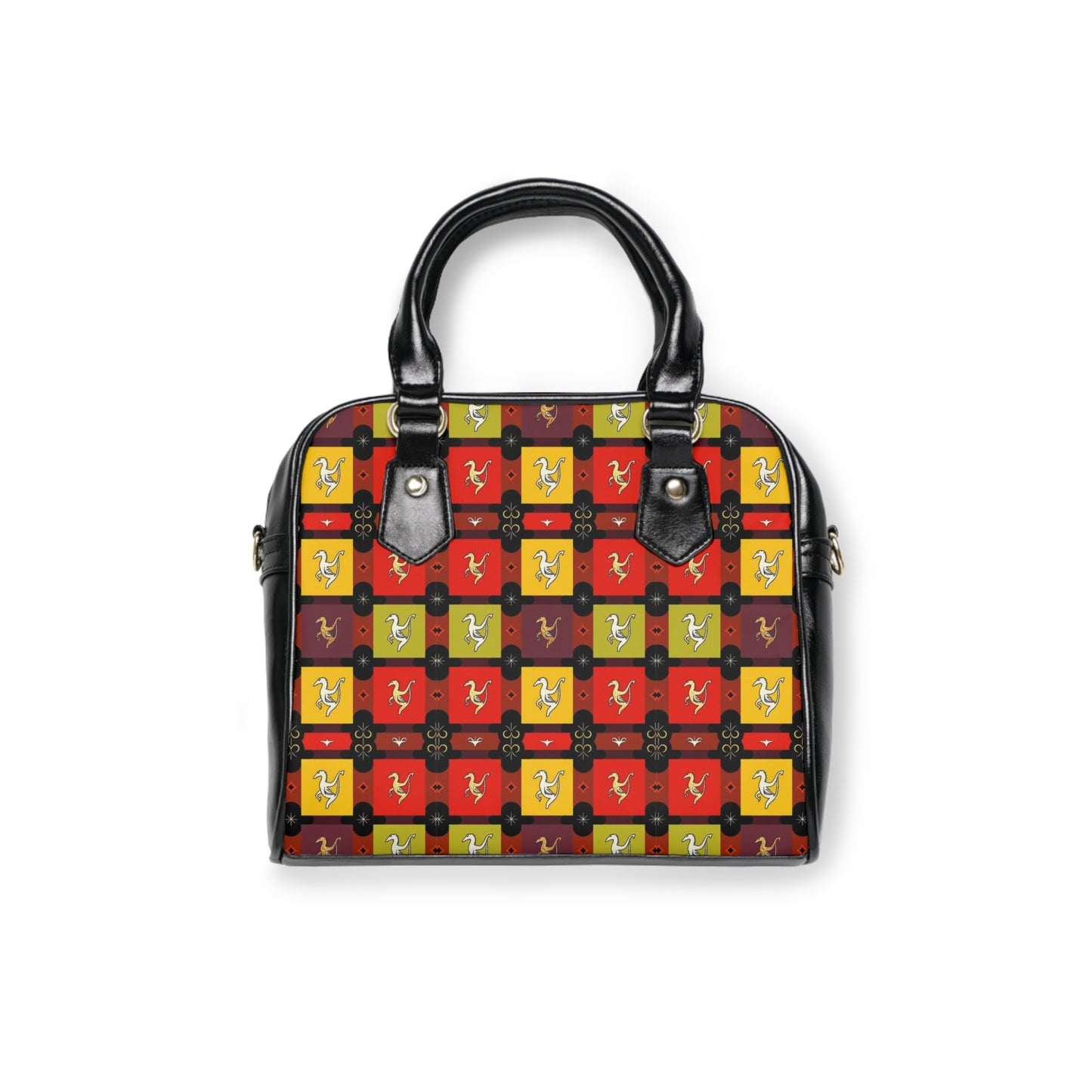 Shoulder Handbag, Sagittarius, Zodiac v4, Shapes Pattern