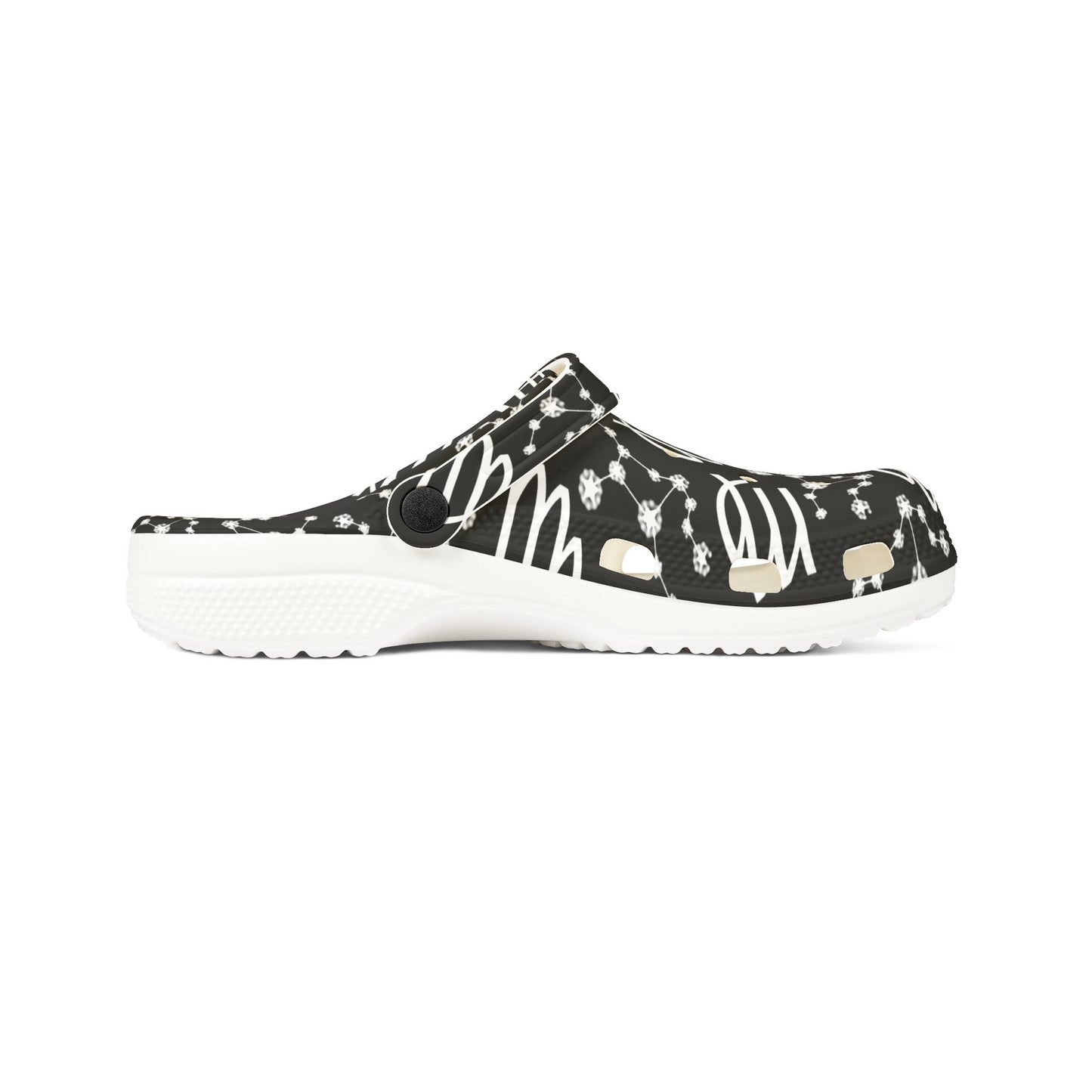 EVA Foam Rubber Shoes (AOP), Material 100% EVA, Virgo Zodiac Design
