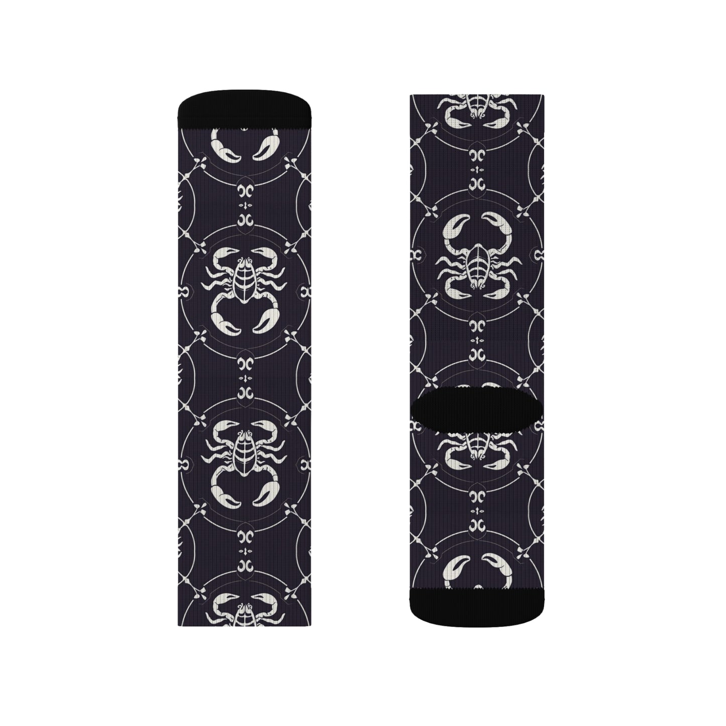 Sublimation Socks, Scorpio, Zodiac, Pattern