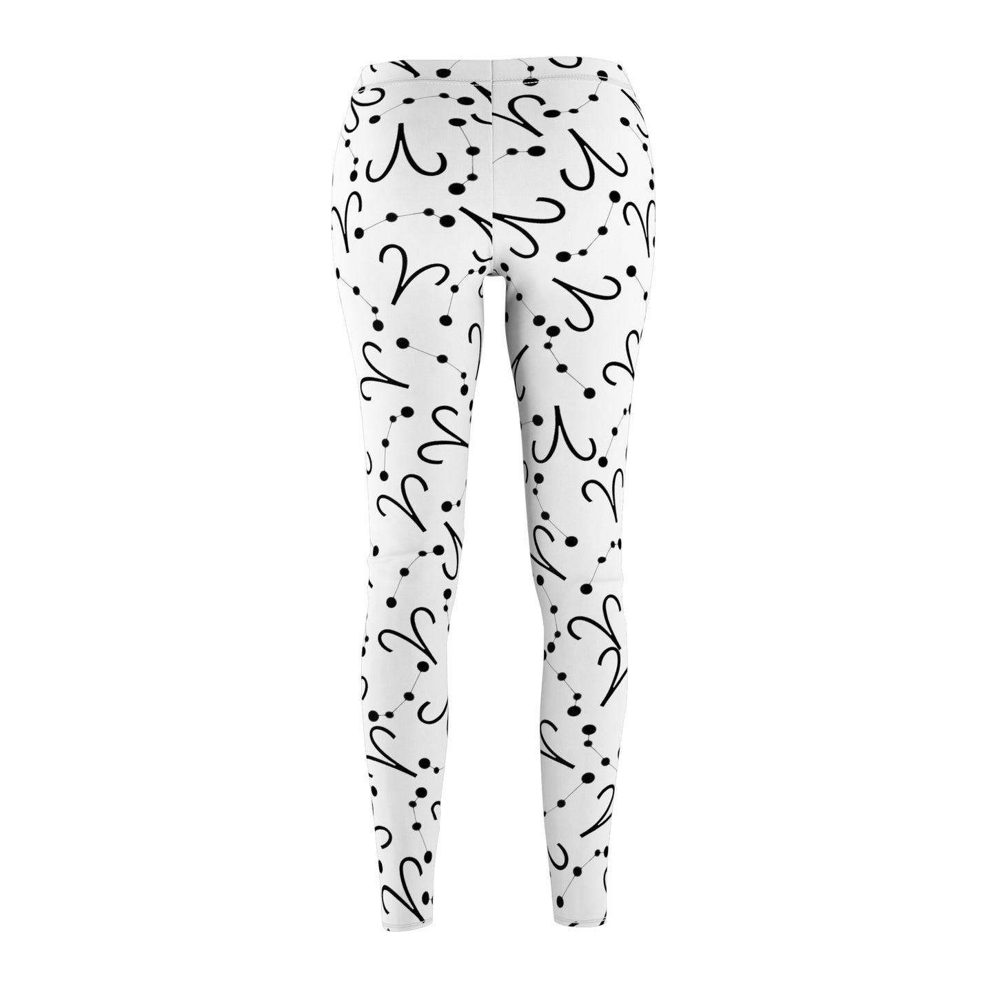 Women's Zodiac Cut & Sew Casual Leggings Aries Zodiac sign