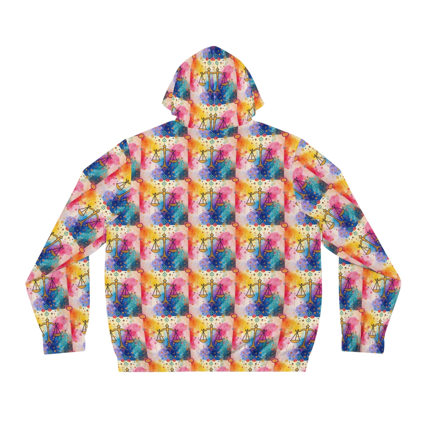 Full-Zip Hoodie (AOP), Libra, Zodiac v3, Pattern