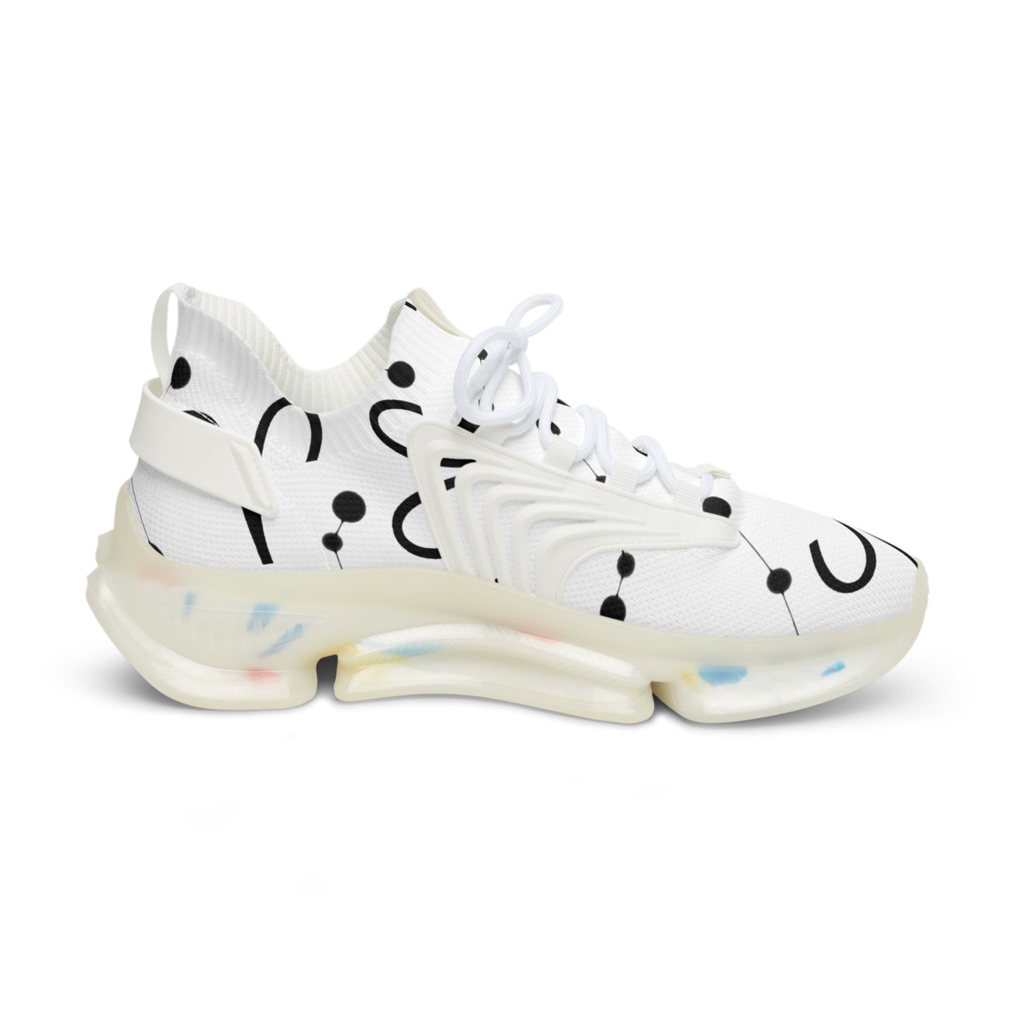 Men's Mesh Sneakers, Aries Zodiac Sign, all over print