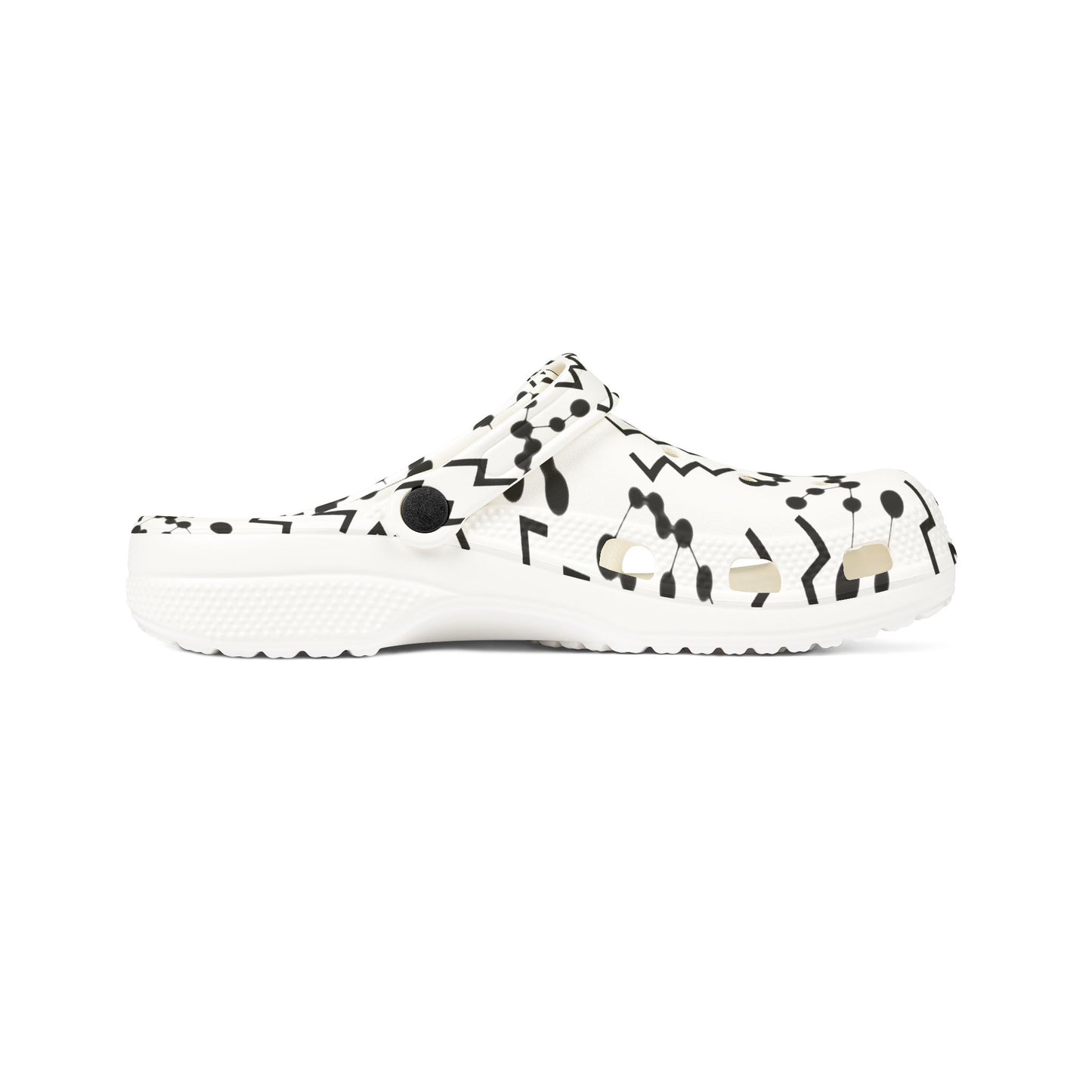 EVA Foam Rubber Shoes (AOP), Material 100% EVA, Aquarius Zodiac Design