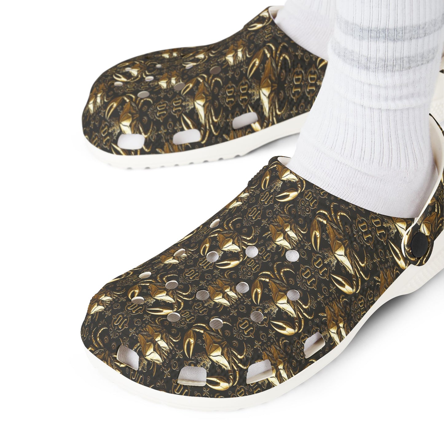 EVA Foam Rubber Shoes, (AOP), Cancer, Zodiac v3, Pattern