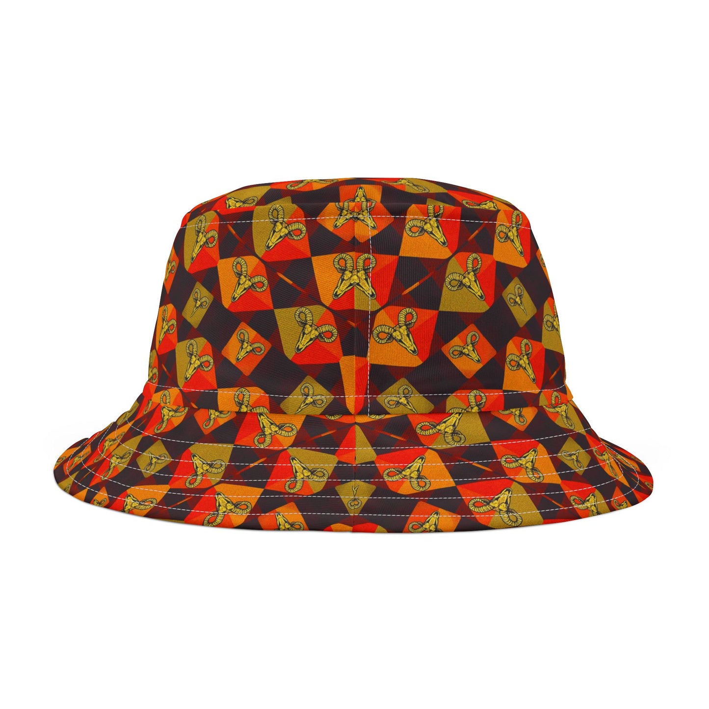 Bucket Hat, (AOP), Taurus v1, Zodiac Shape Pattern