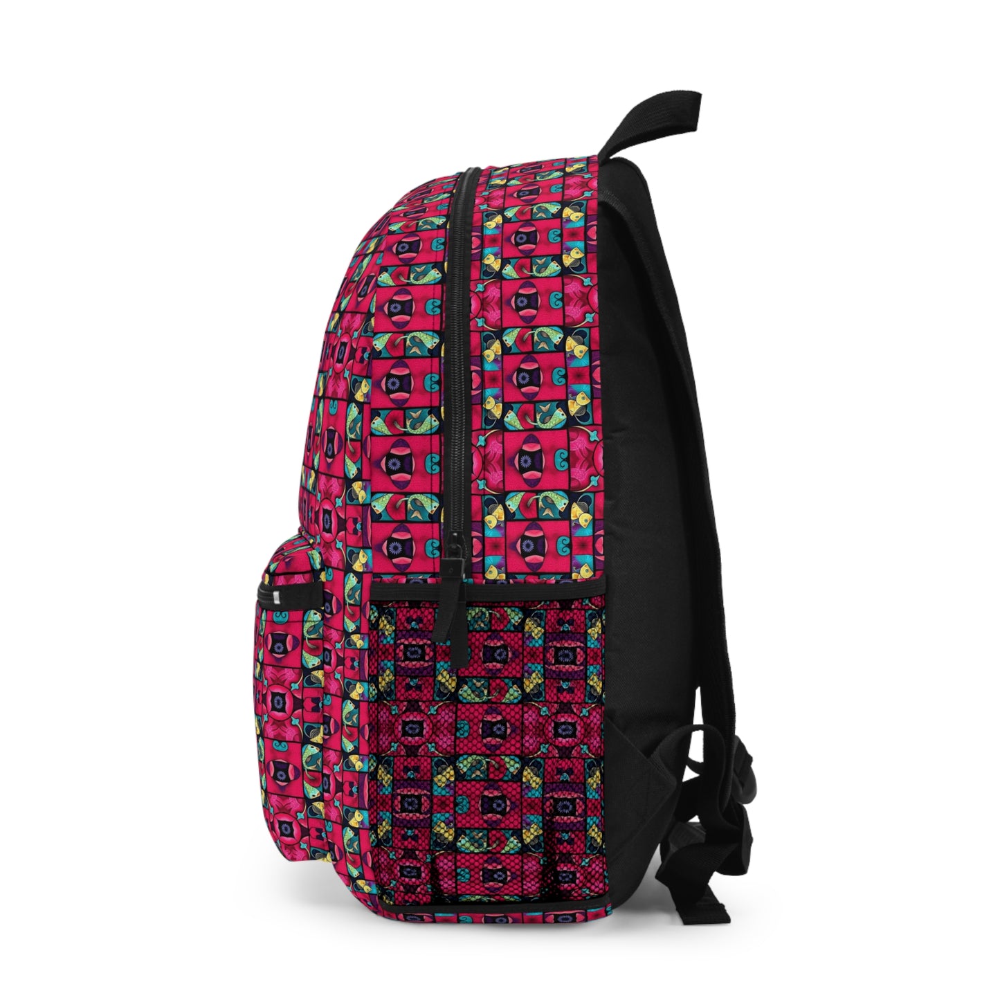 Backpack, Pisces, Zodiac, Shapes Pattern